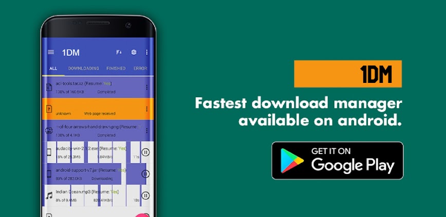 1DM: Browser & Video Download Mod APK 18.2 [Mod][Patched][Ad Free]